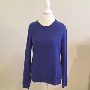 Blue cashmere sweater