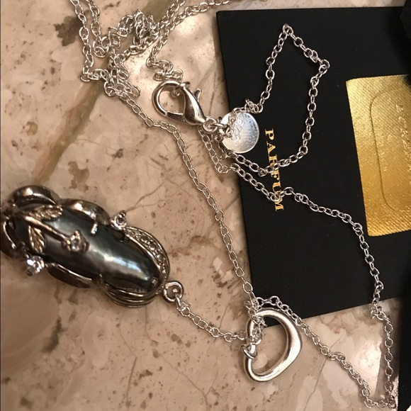 Auth sterling silver 925 chain with akoya pearl - Picture 2 of 2