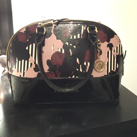 Rose covered handbag