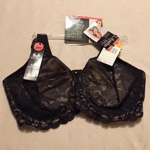 Lilyette By Bali Women's Support Lace Bra SZ: 36DD