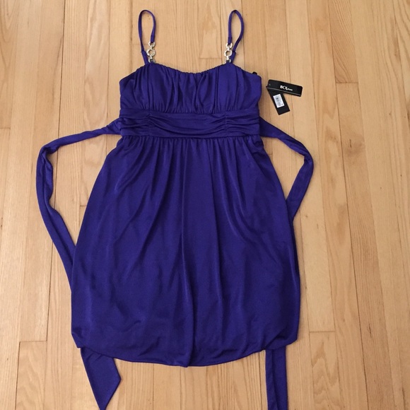 NWT Purple Silky Dress