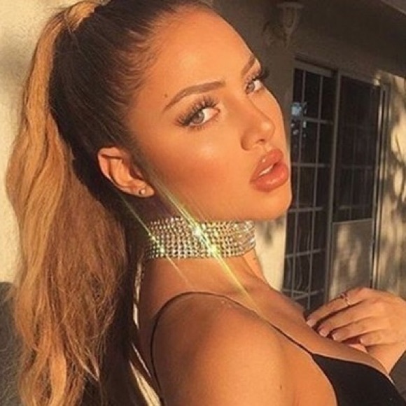 HP ✨ 8 Row Bling Choker - Picture 1 of 3