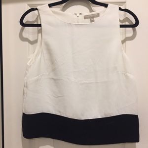 Black and white tank top