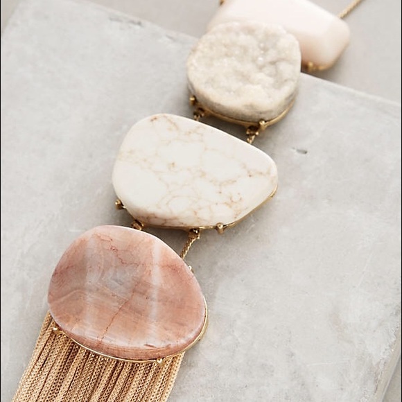 Iona Fringed Pendant Necklace - Picture 4 of 4