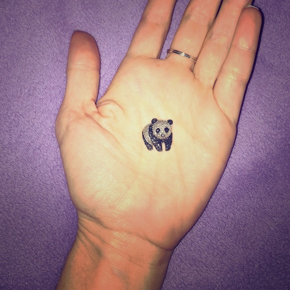 Kay Jewelers black and white diamond panda pendant