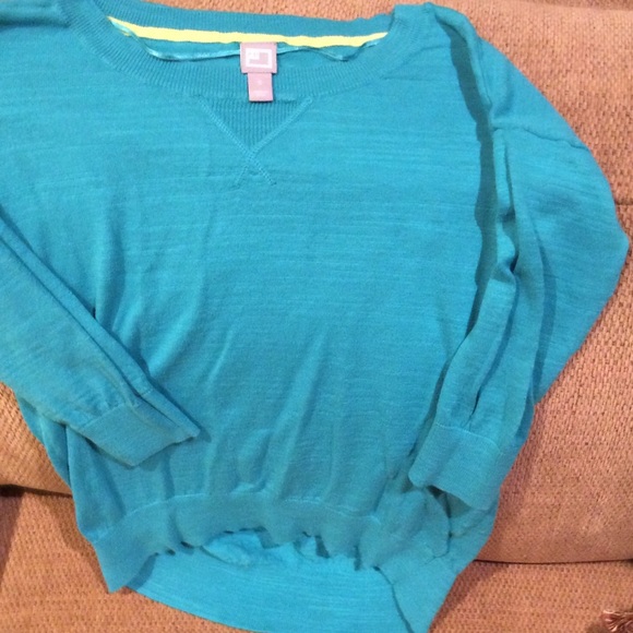 Turquoise top from JCPenney