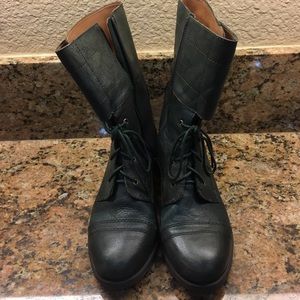 Lucky lk Gloria dark green boots.