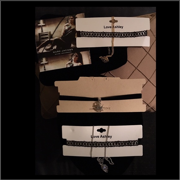 Bundle of (3) Charms Choker Set