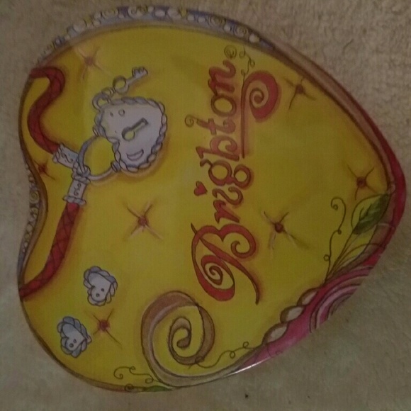 Brighton Heart shaped jewelry tin