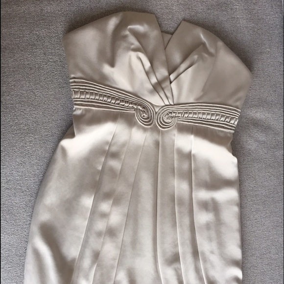 BCBG beautiful ivory dress. Brand new!