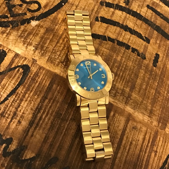 Marc by Marc Jobs blue & gold watch