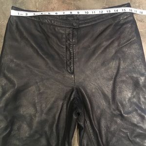 Express leather pants
