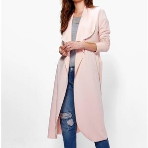 NWT shawl collar duster