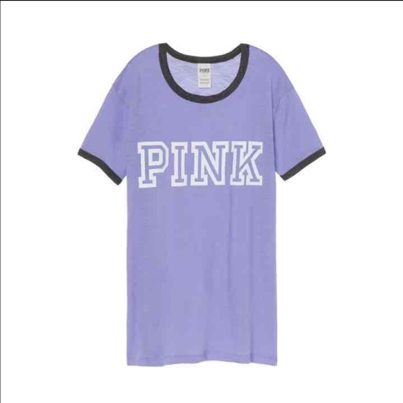 (2) Vs pink ringer tees