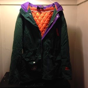 Vintage 90s Green Parka