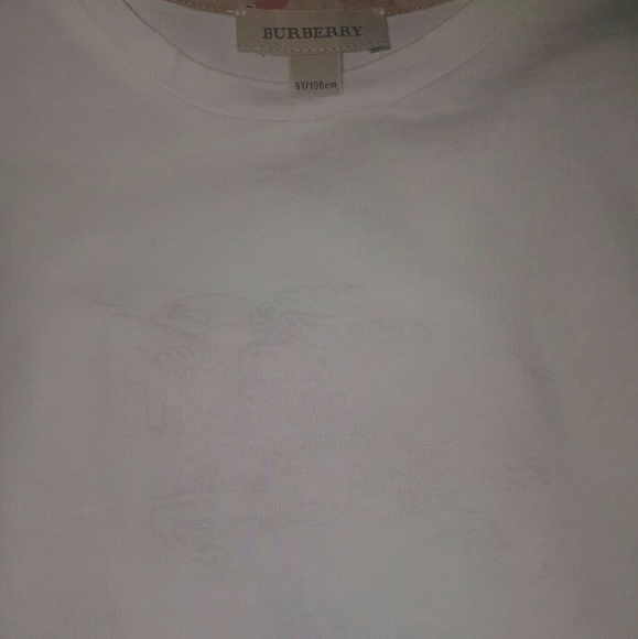 Authentic NWOT Burberry Logo Shirt (5Y) - Picture 1 of 3