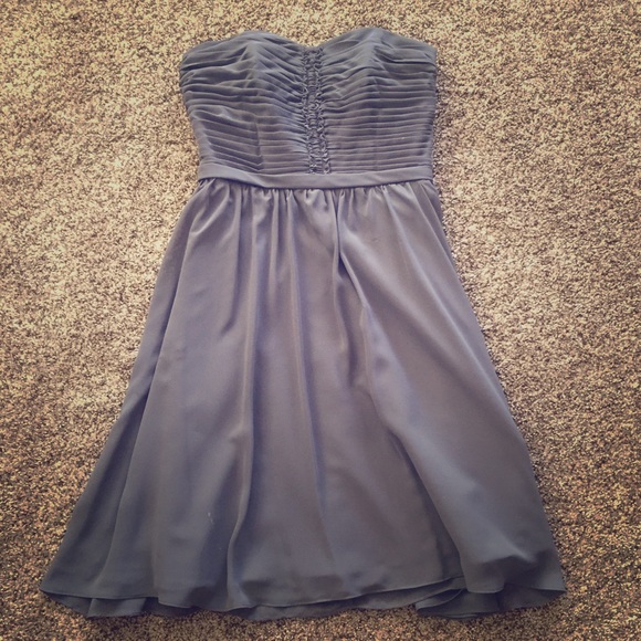 Alfred Angelo chiffon strapless dress