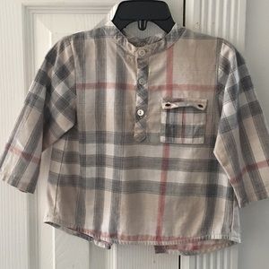 Authentic Burberry baby shirt