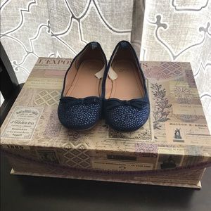 Navy blue Gap flats