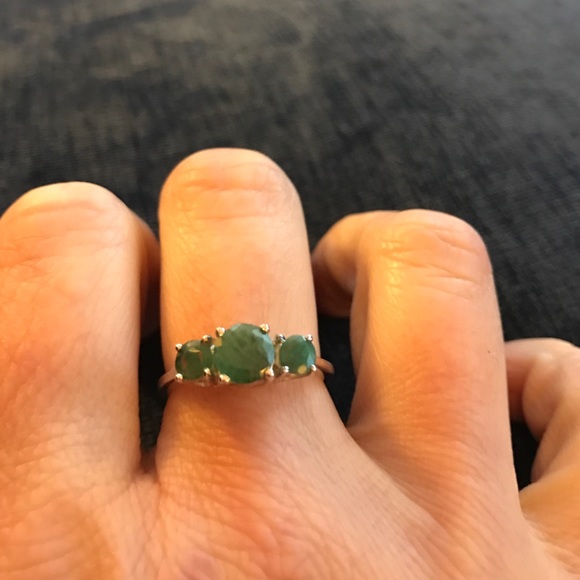 Emerald and Silver Ring!
