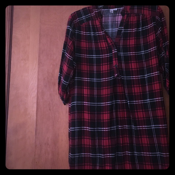 Flannel Dress size M