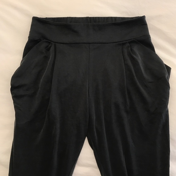 Free People Dark Grey Harlem Style Pants