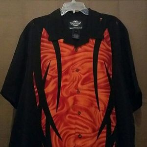 Harley Davidson  Button Down
