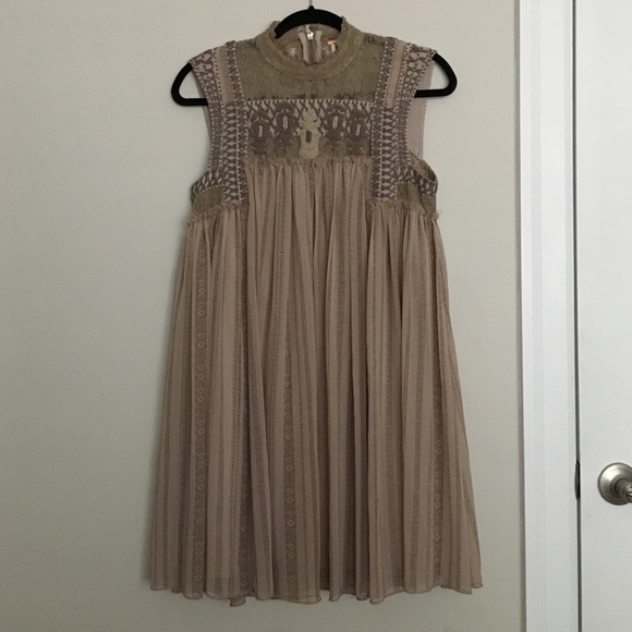 Free People lace/embroider dress