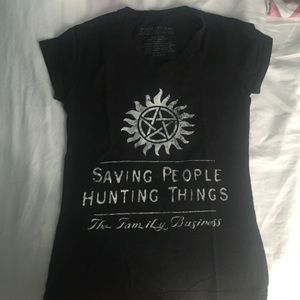 Supernatural Slogan T-Shirt