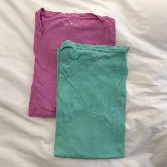 Short Sleeve V-Neck JCrew Tshirts