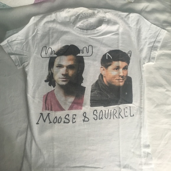 Supernatural Moose & Squirrel Graphic Tee