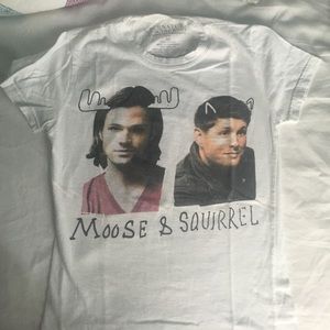 Supernatural Moose & Squirrel Graphic Tee