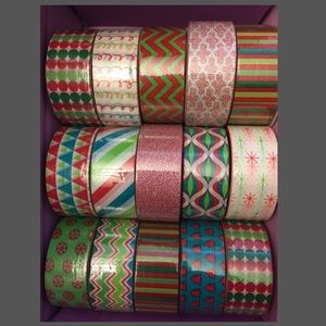 🎄HOLIDAY 15 PC Washi tape bundle!🎄+ FREE GIFT!