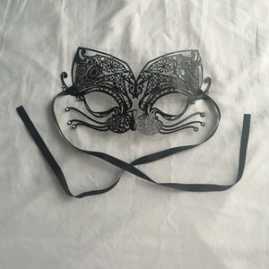 Metal Cat Masquerade Mask