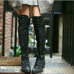 Jeffrey Campbell Lace Up Boots