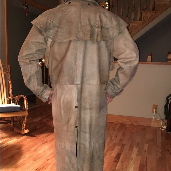 Gently used leather duster - Picture 2 of 4