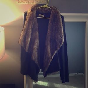 Hollister fur jacket