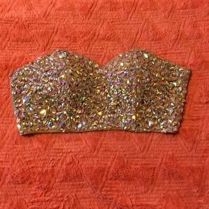 GUESSbyMARCIANO embellished bustier