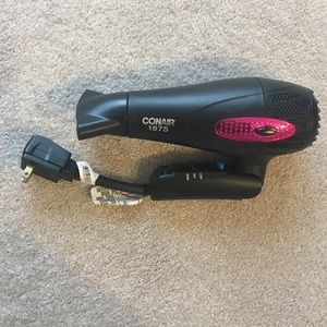 Conair 1875 watt blow dryer