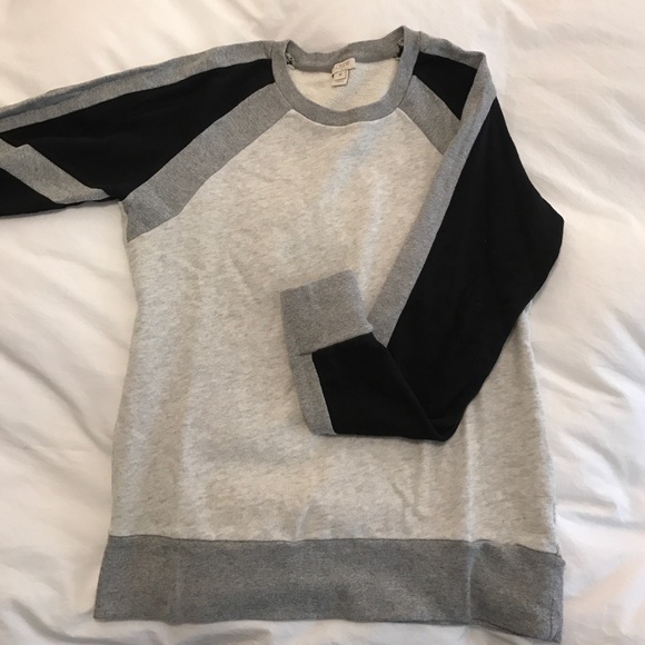 Edgy Grey JCrew Sweatshirt