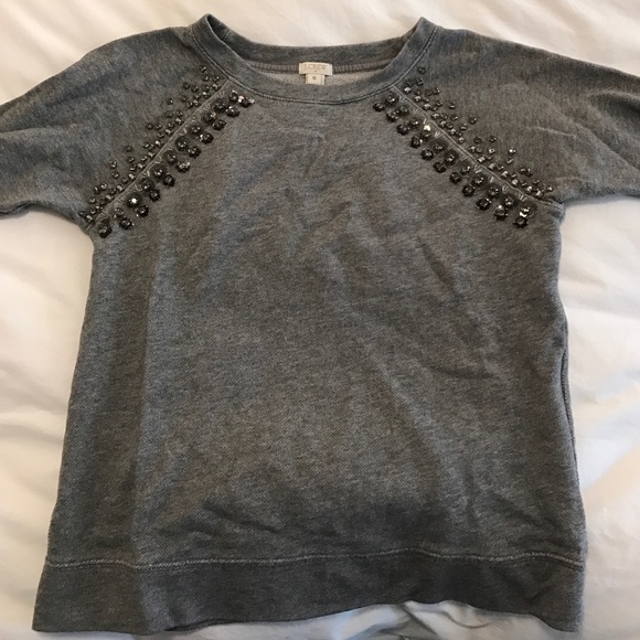Embellished Jcrew Sweatshirt