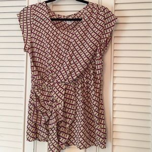 Anthropologie Silk Top