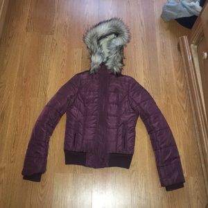 Maroon/ Purple Winter Coat