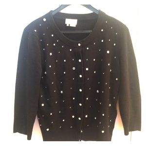 Kate spade black cardigan size S