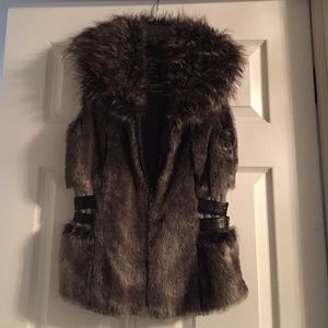 Guess Faux Fur Vest XS