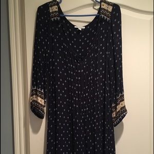 Pattern flowy dress