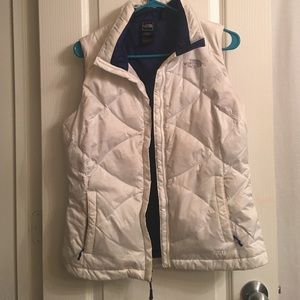 White North Face Vest