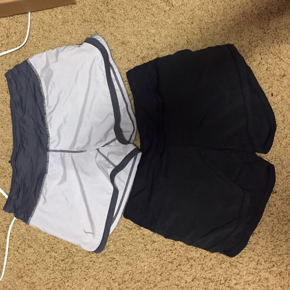 2 pair lulu shorts