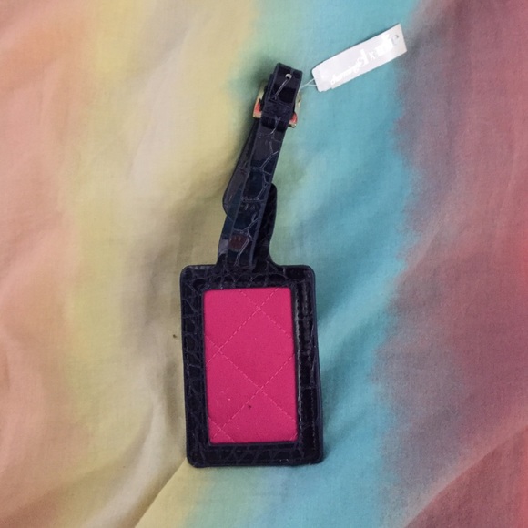 Charming Charlie luggage tag