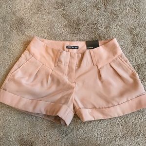 Express Light Pink Shorts